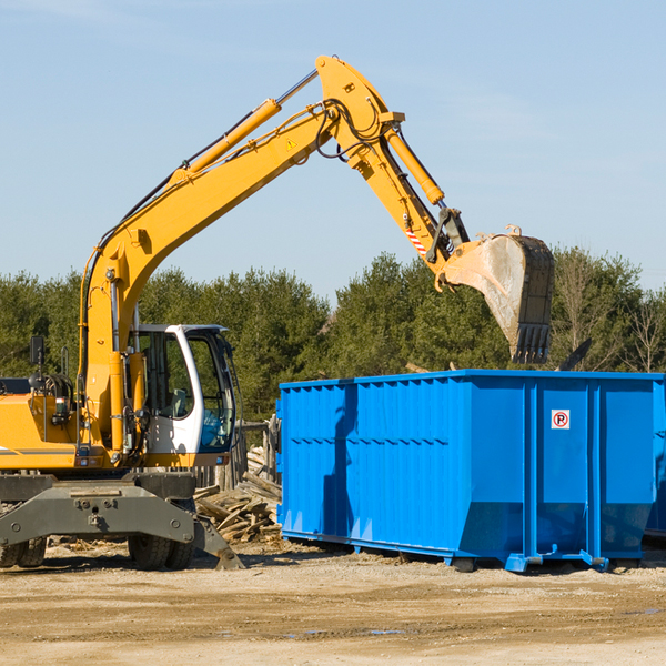 how many times can i have a residential dumpster rental emptied in Boles Acres